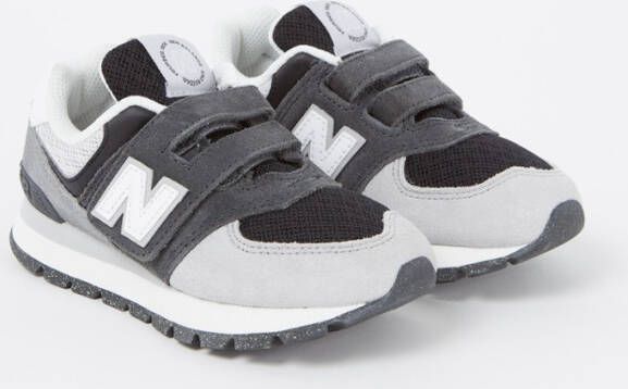 New Balance 574 sneaker met suè, de details