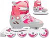 Nijdam Skates Combo Bold Berry Meisjes Roze/wit/grijs 36 online kopen