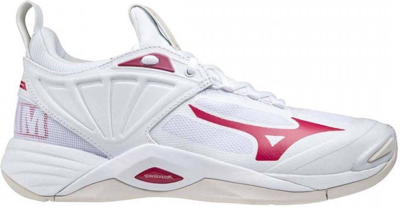 Mizuno Wave momentum 2 White/Persian red/White sand