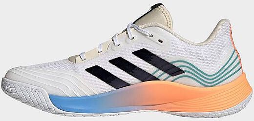 Adidas Novaflight Volleybalschoenen Cloud White/Core Black/Beam Orange Dames