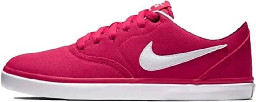 Nike SB Check Solarsoft Canvas Skateschoen voor dames Roze