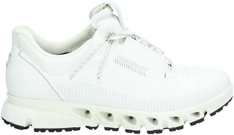 Ecco Multi Vent comfort leren veterschoenen wit