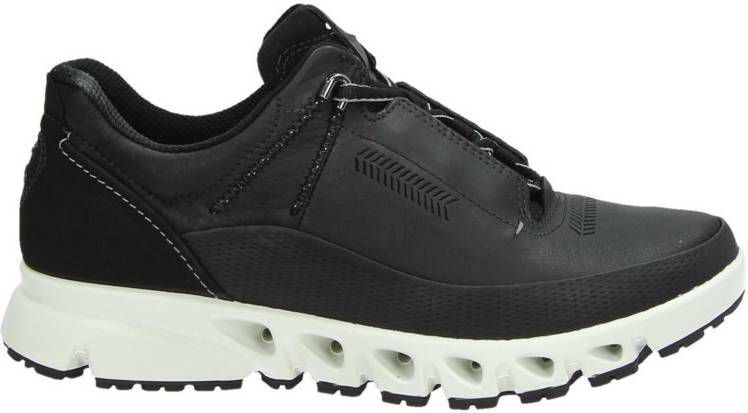 Ecco Multi Vent comfort leren veterschoenen zwart