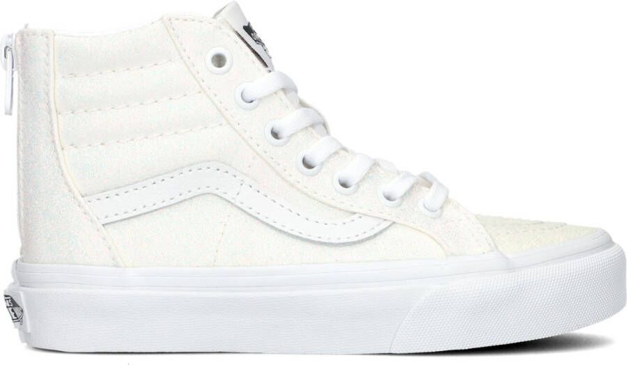 Vans Witte Hoge Sneaker Uy Sk8 hi Zip Glitter
