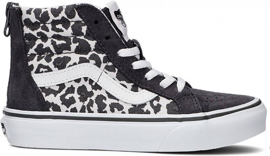 Vans Zwarte Hoge Sneaker Uy Sk8 hi Zip Snow Leopard