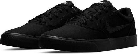 Nike SB Chron 2 Canvas Skateschoen Black/Black/Black Heren
