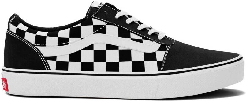 Vans Ward Checkerboard , Zwart, Dames