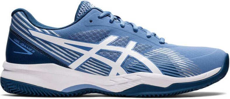 ASICS gel game 8 clay tennisschoenen blauw/wit heren