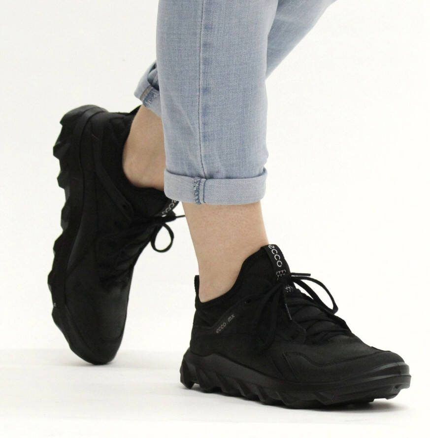 Ecco MX Low Sneaker Dames Zwart