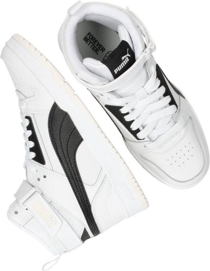 Puma RBD Game Halfhoge Sneaker Meisjes Wit
