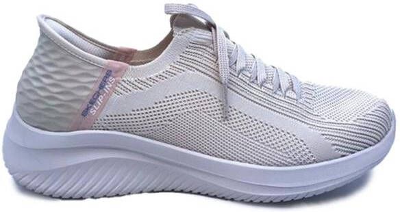 Skechers Slip ins Ultra Flex 3.0 Brilliant Sneaker Dames Beige