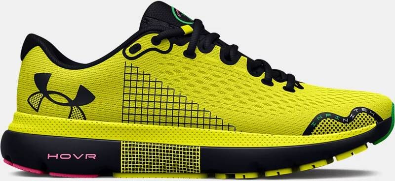 Under Armour Herenhardloopschoenen HOVR™ Infinite 4 Geel Ray/Zwart/Zwart 45.5