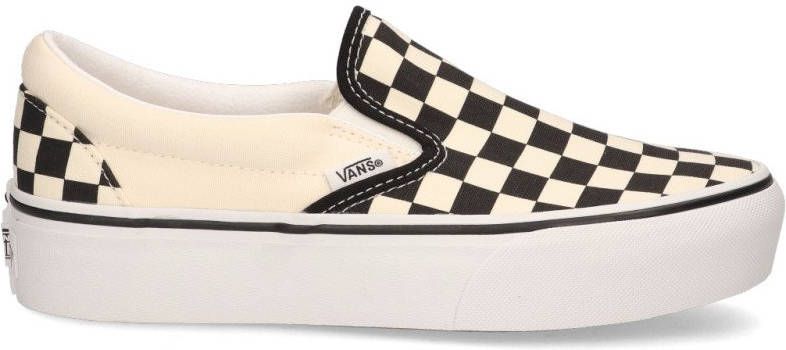 Vans Classic Slip On Trainers Black/White Checkerboard UK 10
