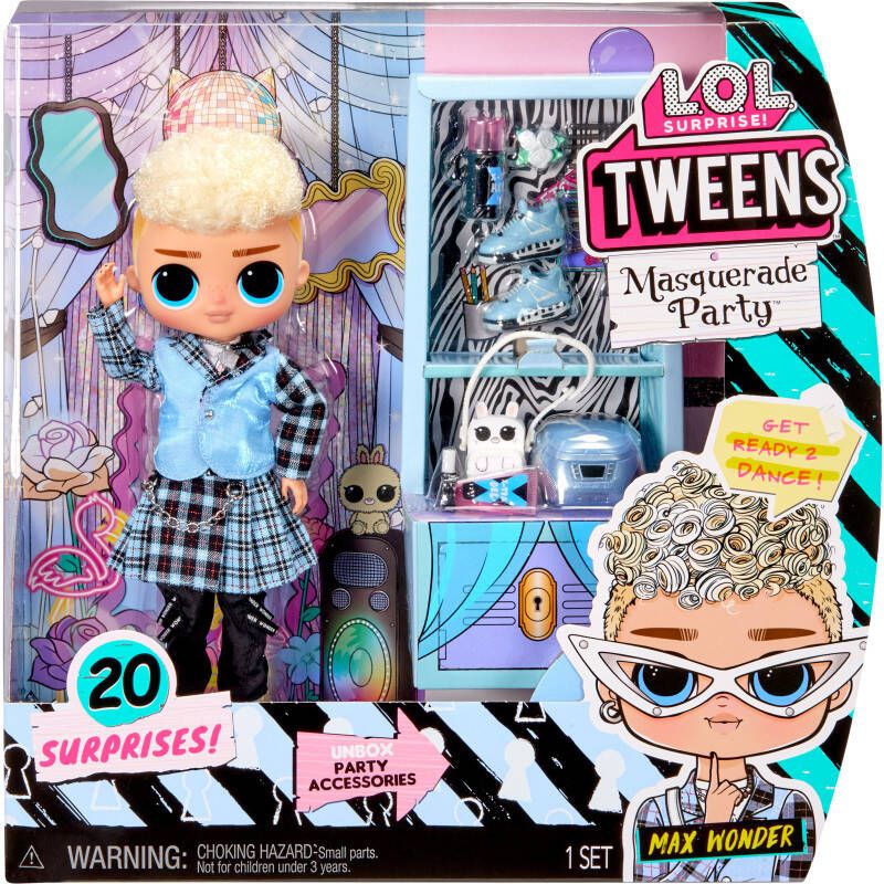 MGA Entertainment L.O.L. Surprise! Tweens Masquerade Doll Max Wonder Pop