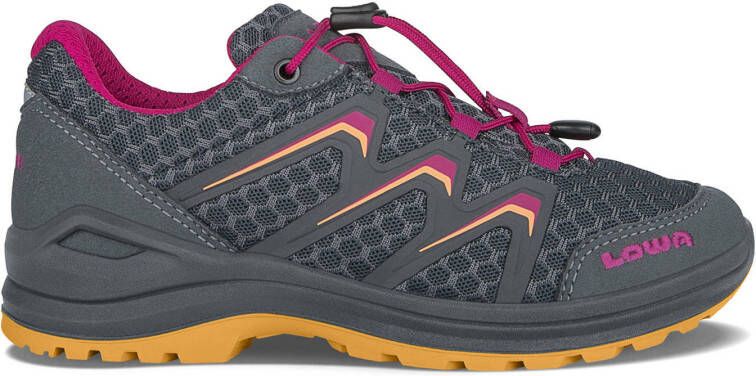 Lowa Maddox Lo wandelschoenen grijs/oranje kids